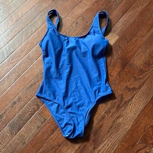 ❤️‍🔥2/$16❤️‍🔥 Simple blue one piece swimsuit